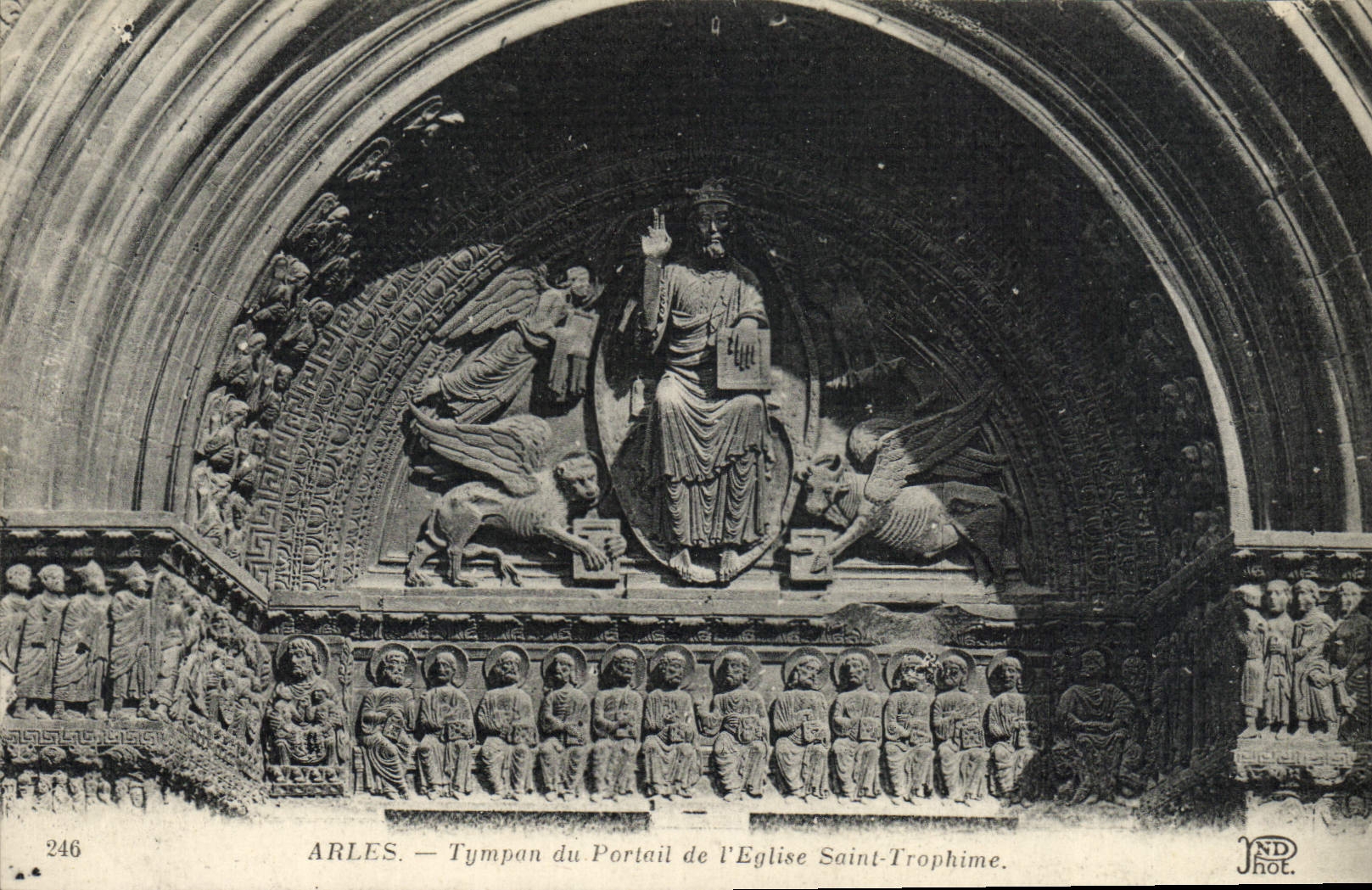 Arles — Tympans du Portail de l'Église Saint-Trophime — JND Phot.