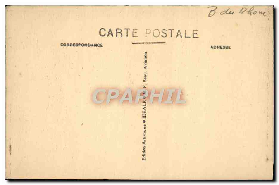 Arles - The Forum whose entrance is located inside the Hôtel du Nord — IDEALE M.F.B. n°27 — Back