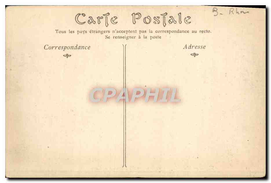 CPA Arles Musee Lapidaire Tombeau des Noces dit de Cana — Rückseite