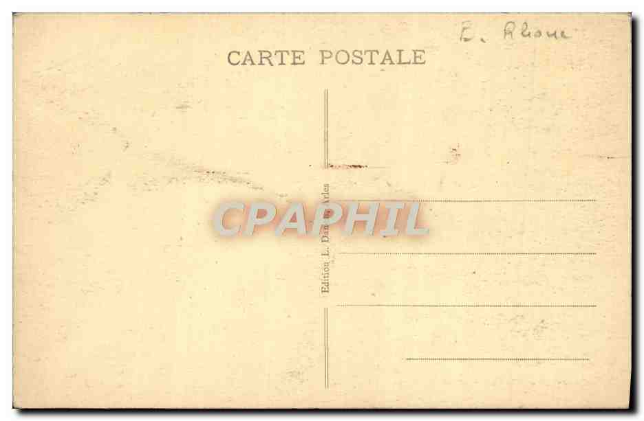 CPA Arles Cloitre Saint Trophime Chapiteau La nativite — Verso