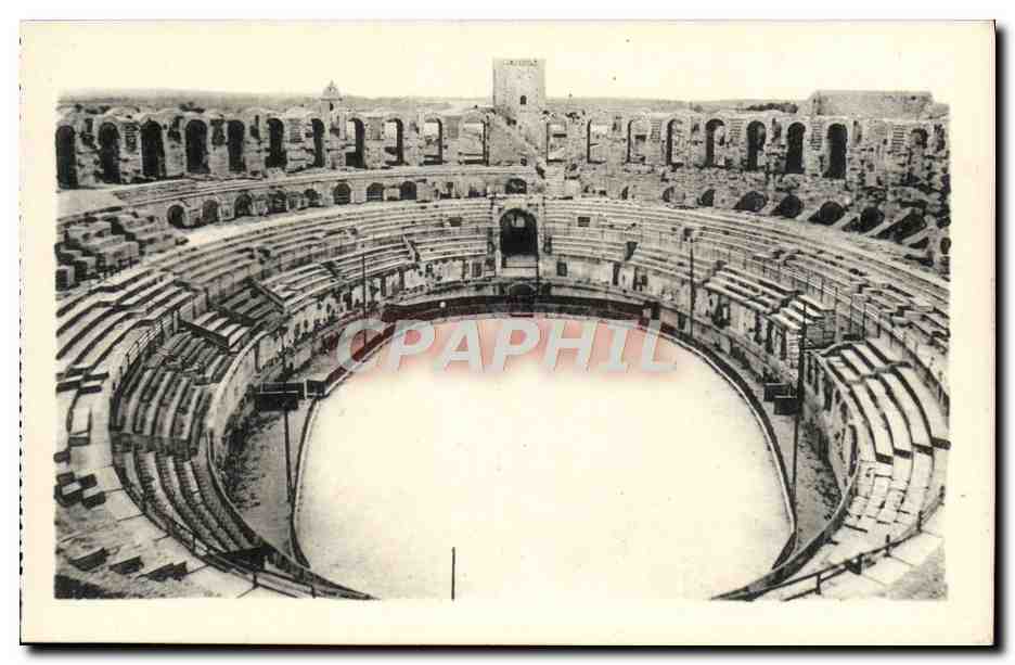 CPA Arles L'Interieur des Arenes