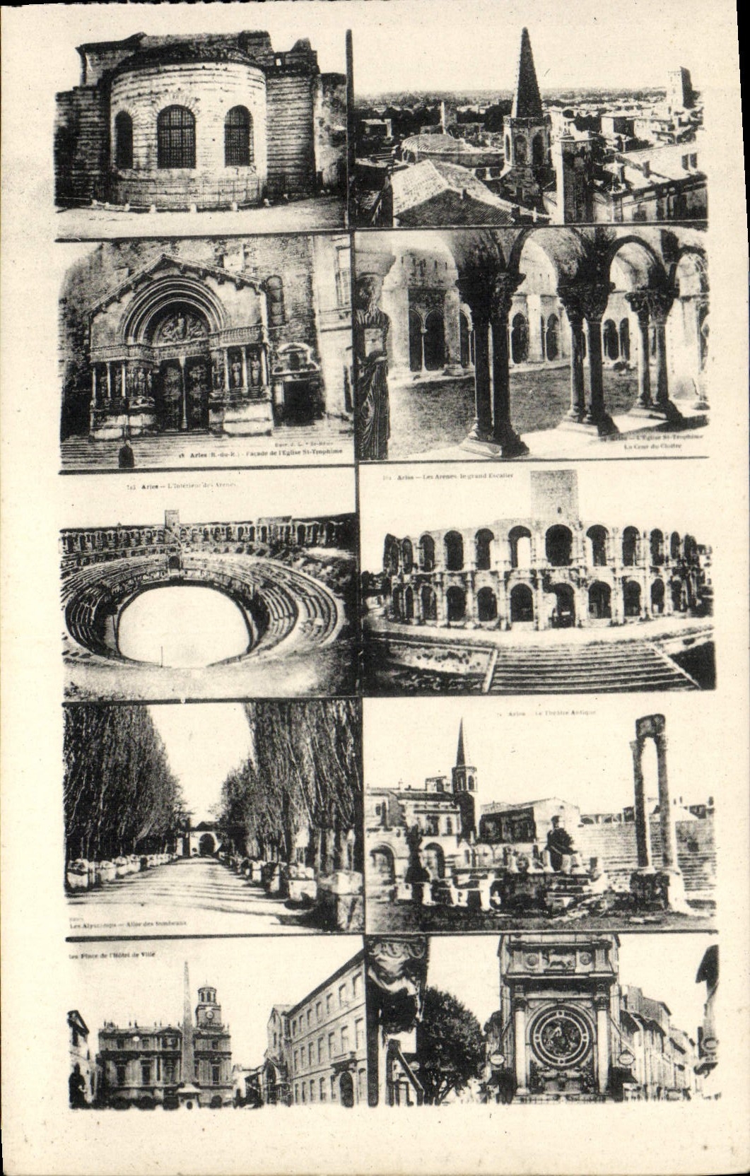 Arles — Vue panoramique et monuments — Photo Georges Arles
