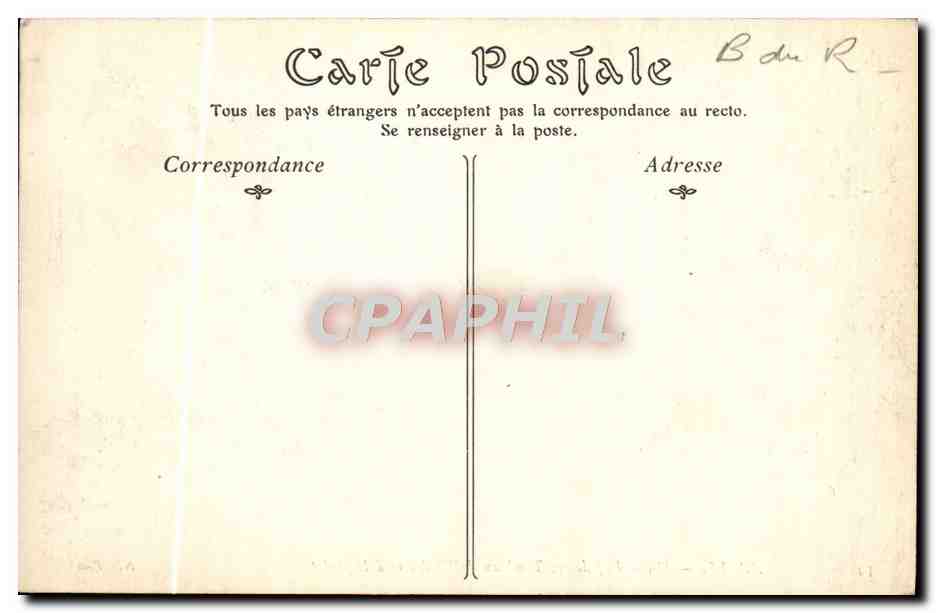 CPA Arles Musee Lapidaire — Verso