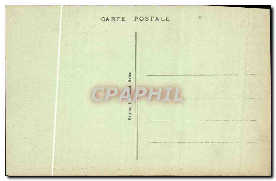 CPA Arles Cloitre Saint Trophime Chapiteau La nativite — Rückseite