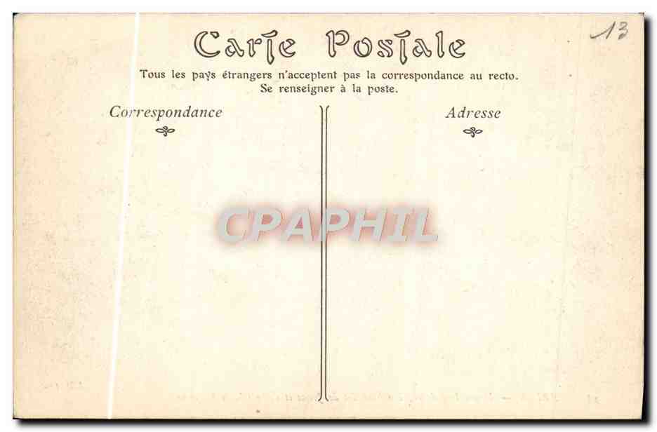 CPA Arles Musee Lapidaire Tombeau dit de Jonas et de la Chaste Suzanne — Verso
