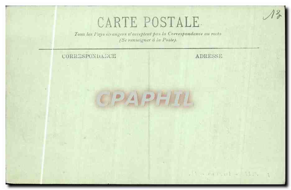 CPA Arles Les Arenes — Verso