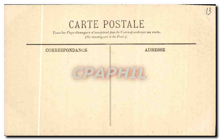 CPA Arles Les Arenes — Verso