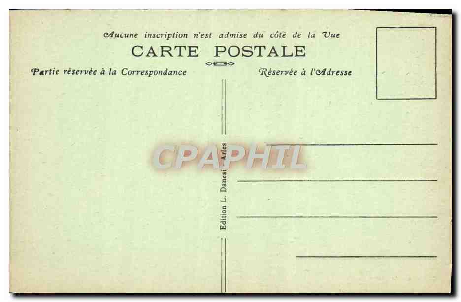 CPA Arles Vue Interieure des Arenes — Rückseite