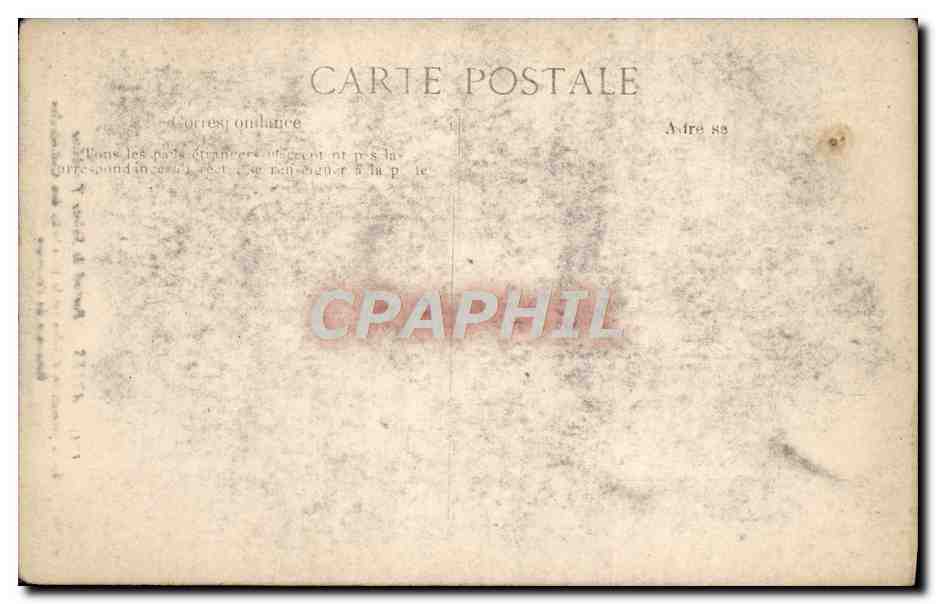 CPA Arles Portail de Sainte Trophine — Rückseite