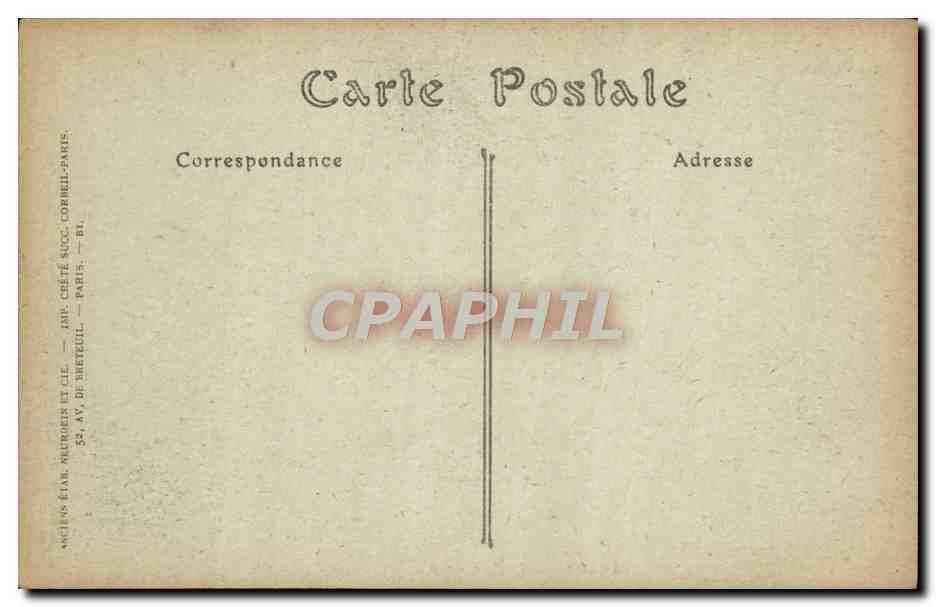 CPA Arles Portail de l'Eglise Saint Trophine — Verso