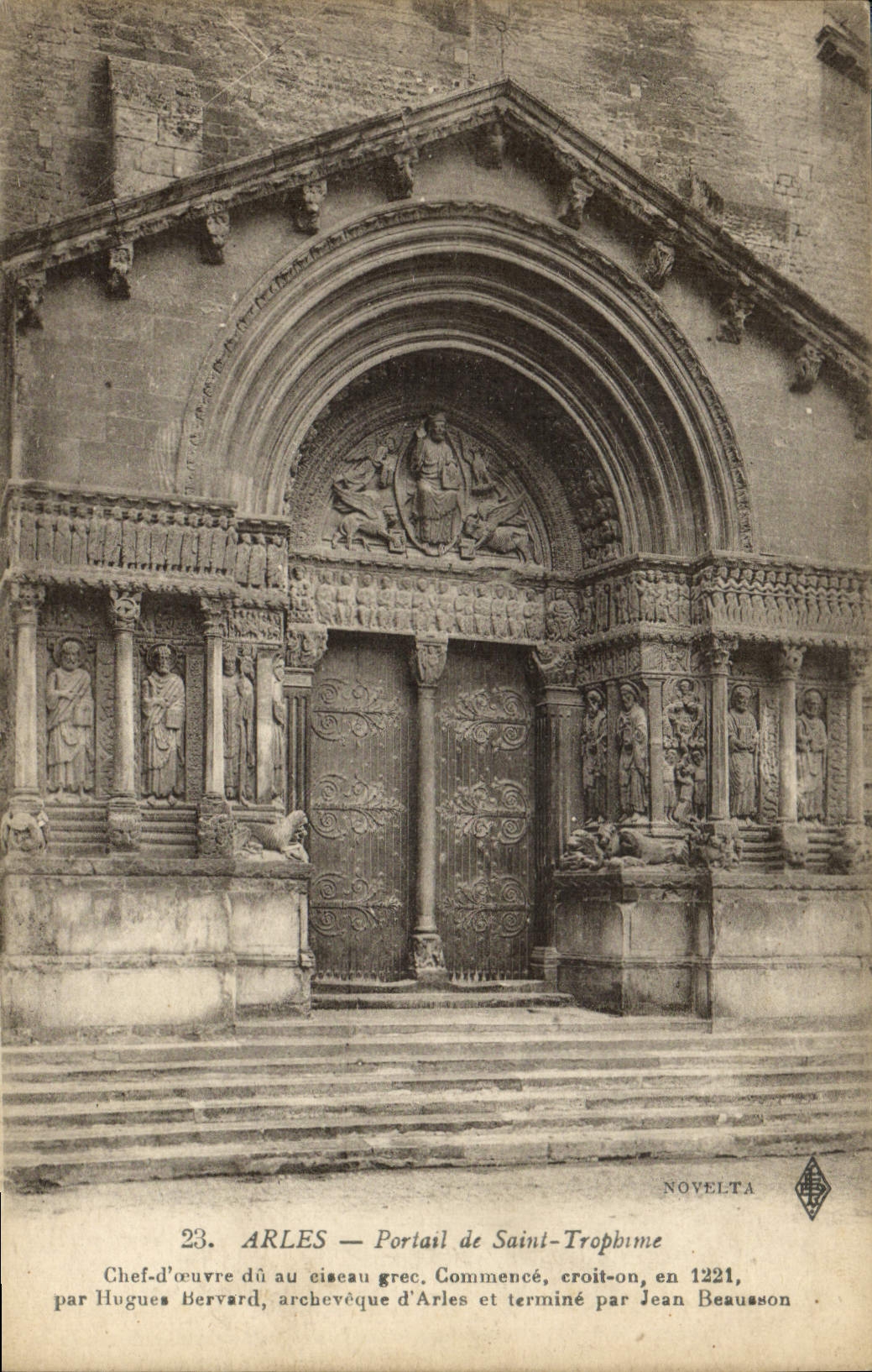 Arles — Portal von Saint-Trophime — NOVELTA