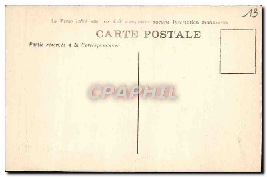 CPA Arles Musee Lapidaire Victoire alliee provenant d'un Arc de Triomphe — Verso