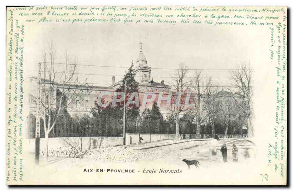 Aix-en-Provence — École Normale — éditeur non visible, n° de série non lisible