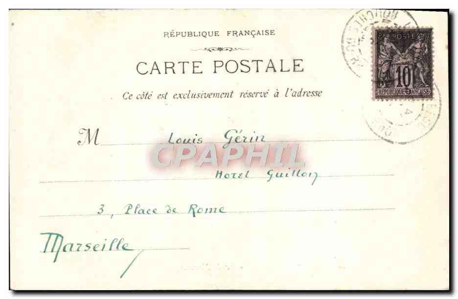 Aix-en-Provence — École Normale — éditeur non visible, n° de série non lisible — Verso