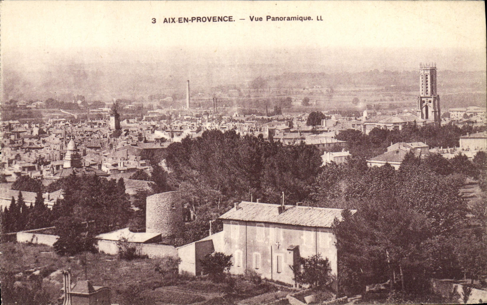 Aix-en-Provence — Vue Panoramique. LL — Éditeur LL