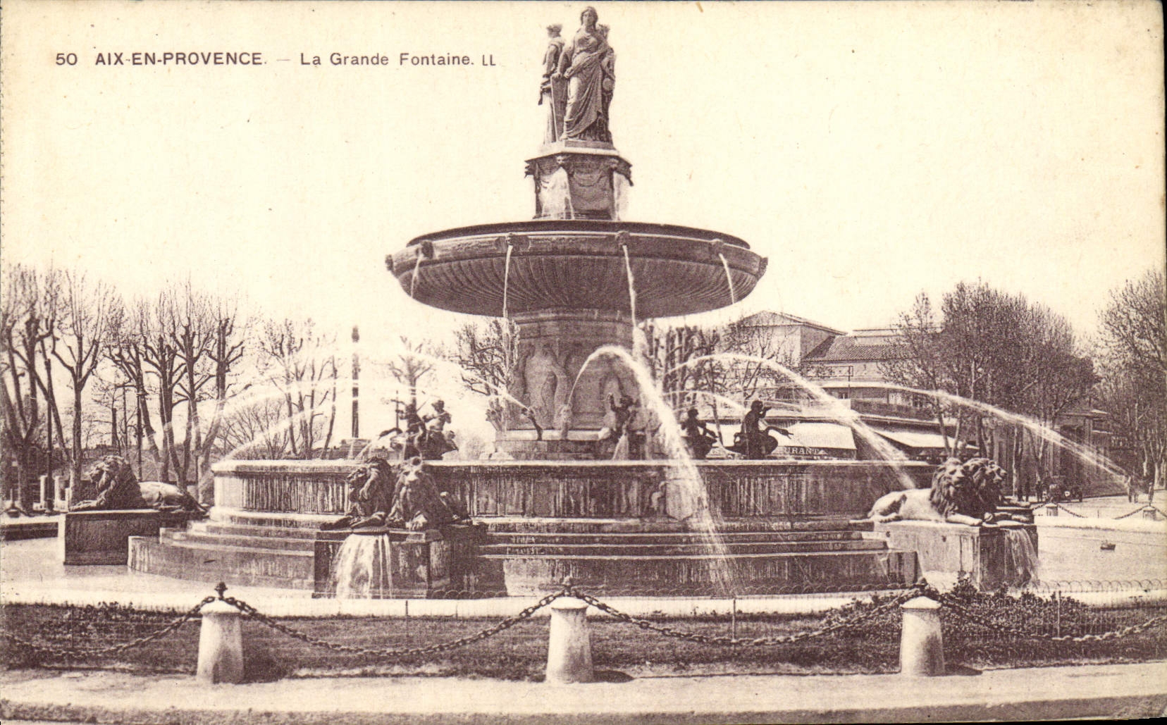 Aix-en-Provence — La Grande Fontaine. LL