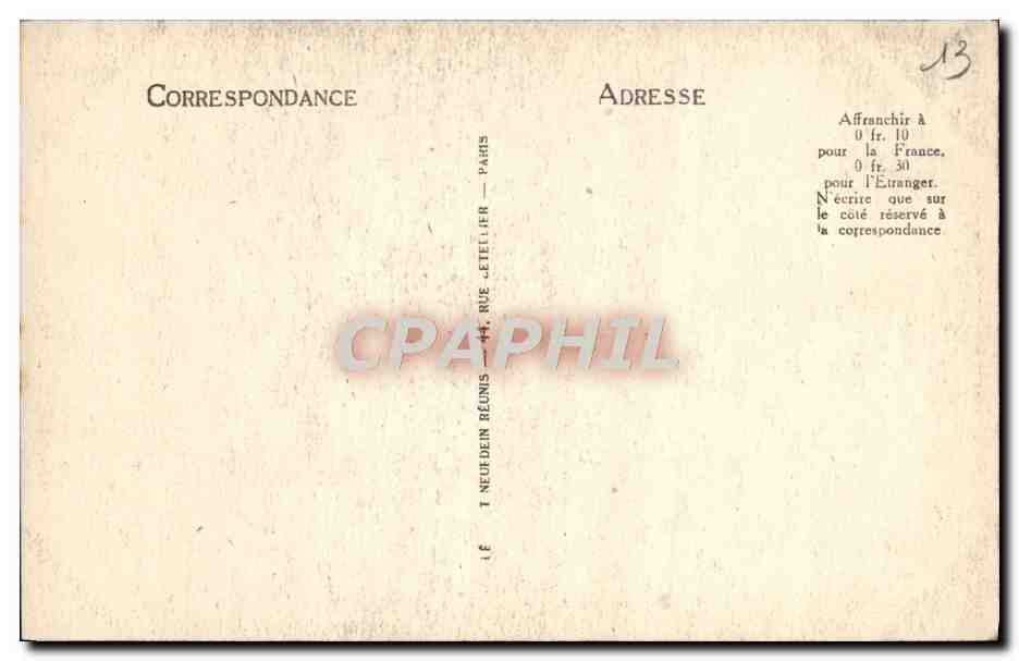 Aix-en-Provence — L'Église de la Madeleine — Obélisque avec aigle — Verso