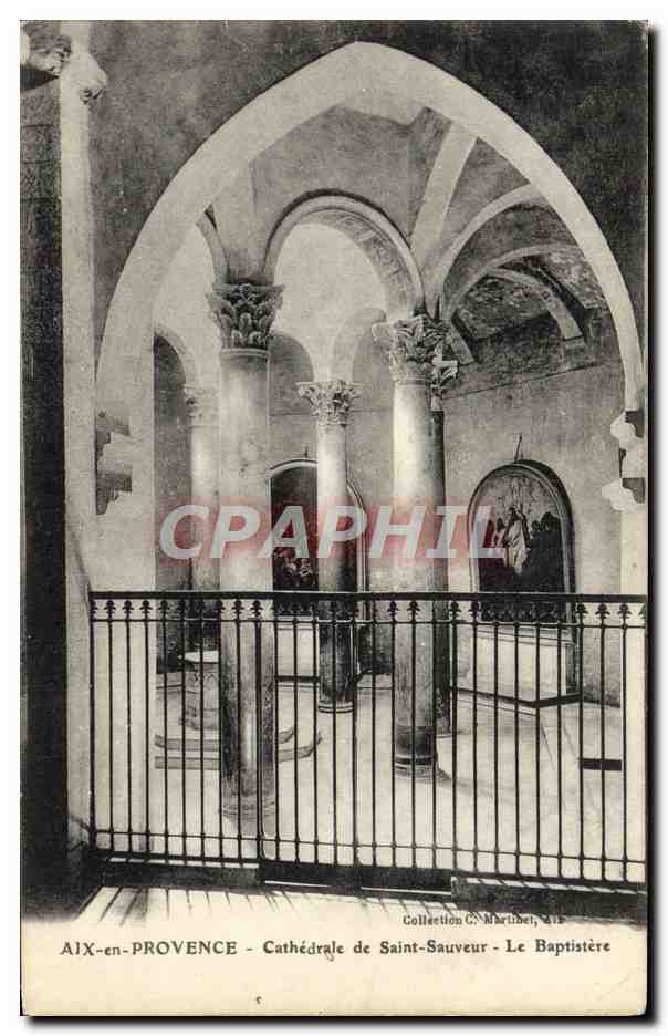 Aix-en-Provence - Cathédrale de Saint-Sauveur - Le Baptistère