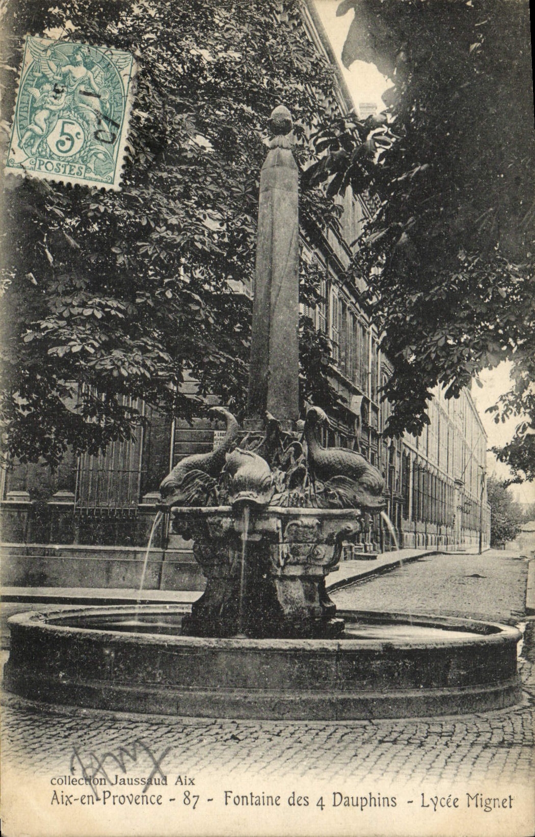 Brunnen der vier Delfine — Aix-en-Provence — Sammlung Jaussaud - 87