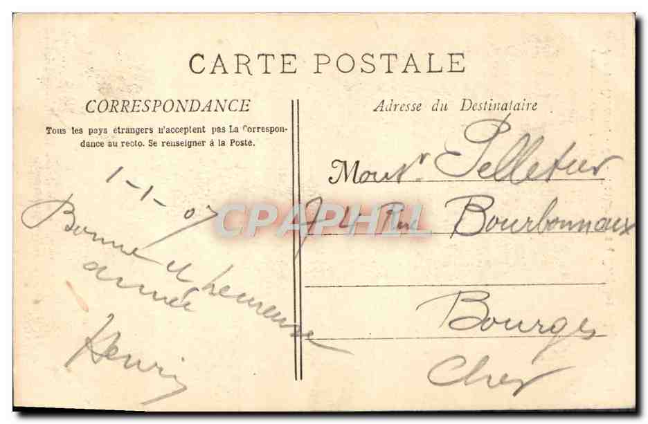 Brunnen der vier Delfine — Aix-en-Provence — Sammlung Jaussaud - 87 — Rückseite