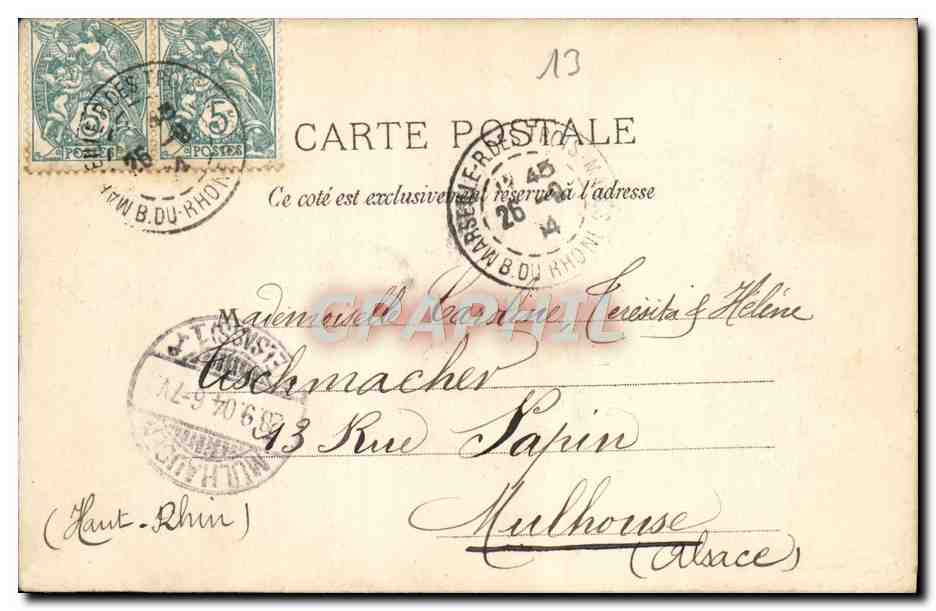 Saint-Rémy-de-Provence — Les Antiques — "La C.P.A." Paris n°665 — Reverso