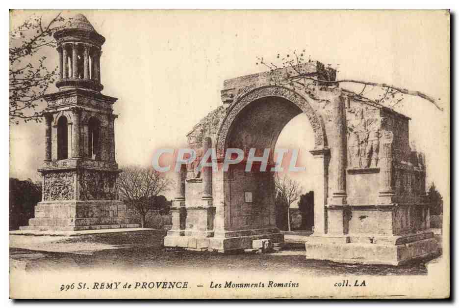 CPA Saint Remy de Provence Les Monuments Romains