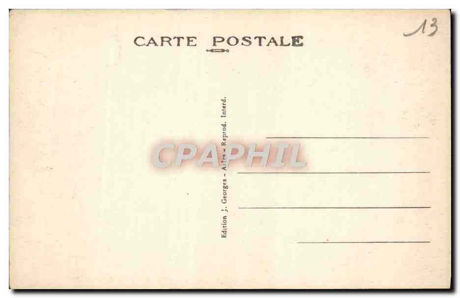 CPA Saint Remy de Provence Les Antiques Vue Prise de L'Allee de Saint Paul — Rückseite