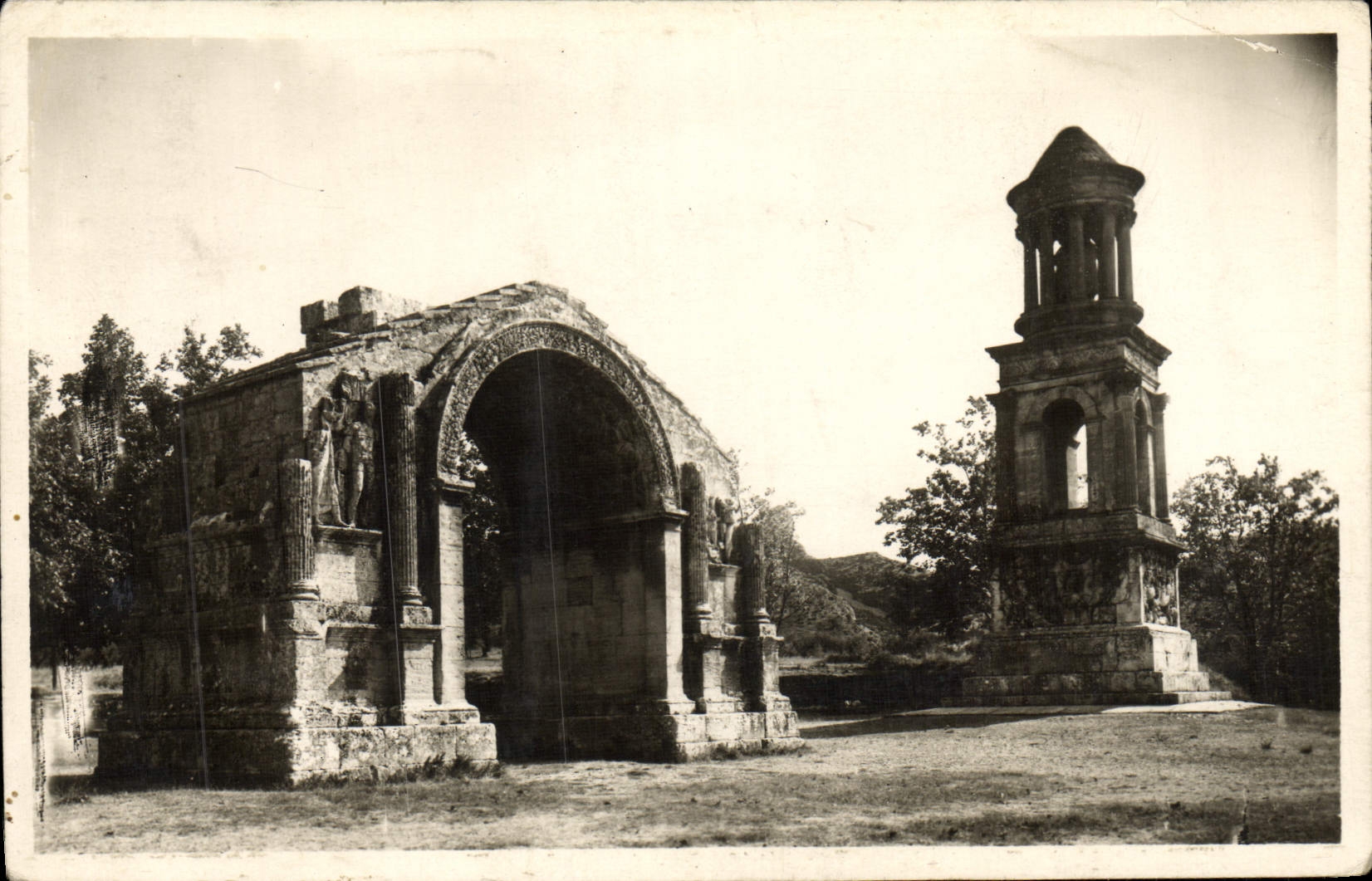 Antike Ansichtskarte Saint Remy de Provence Die Antiquitäten von Glanum
