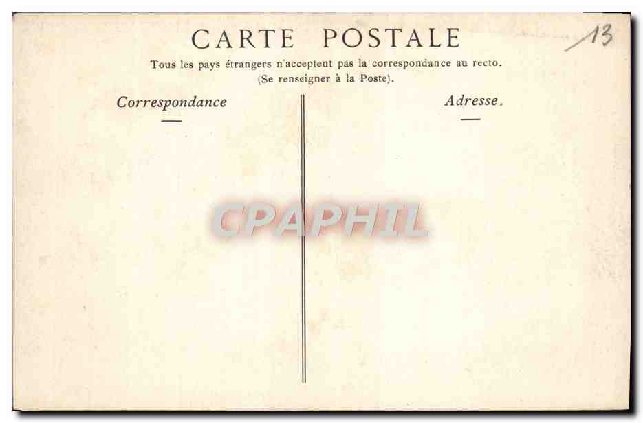 CPA Arles Porte D'Entree des Aliscamps — Rückseite