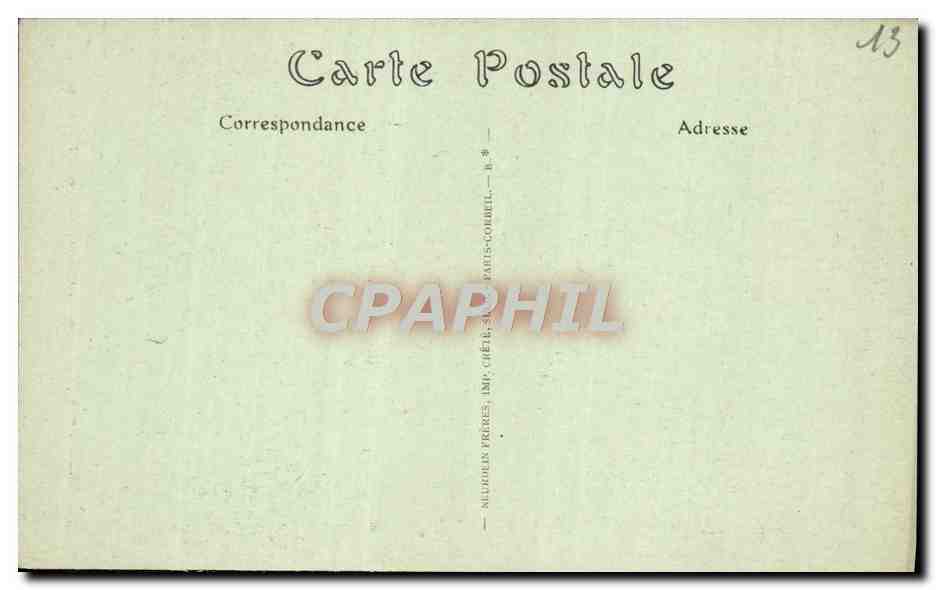 CPA Arles Eglise Ste Trophime Statues du porche — Verso