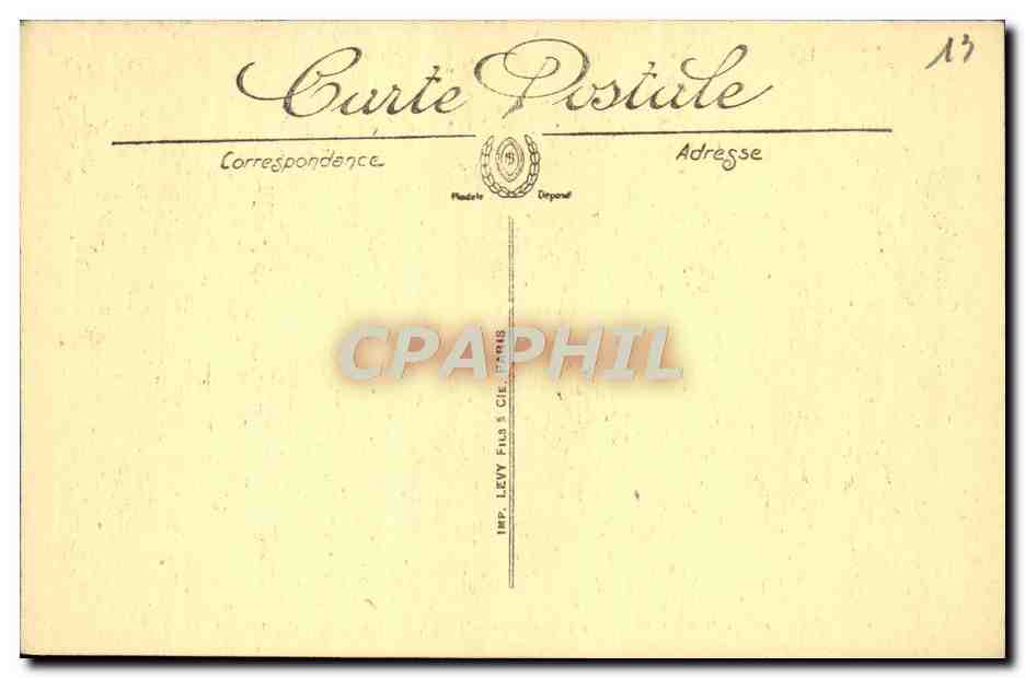 CPA Arles La Cathedrale Saint Trophime Le portail — Verso