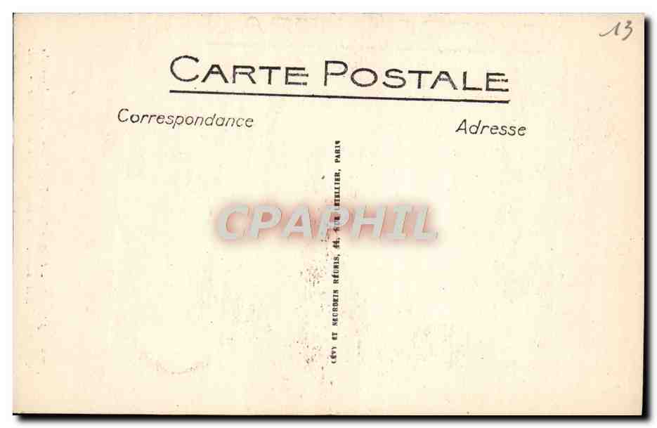 CPA Arles Cloitre Saint Trophime Chapiteau La resurrection de Lazare — Rückseite