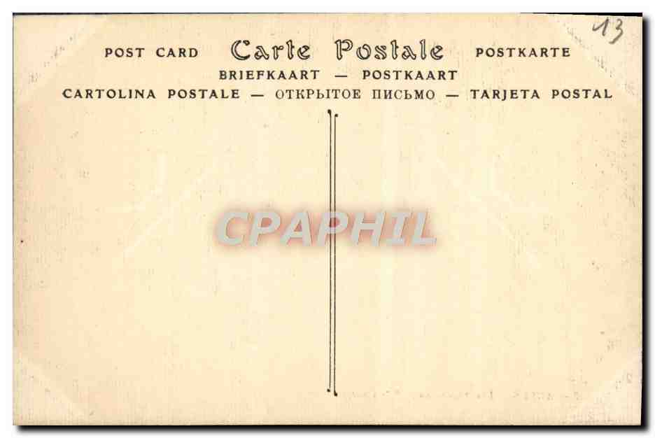 CPA Arles Les Alyscamps — Rückseite