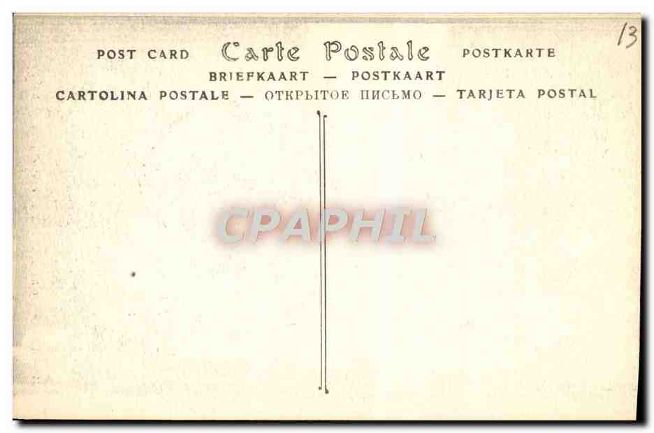 CPA Arles Hotel de Ville La Venus d'Arles — Verso