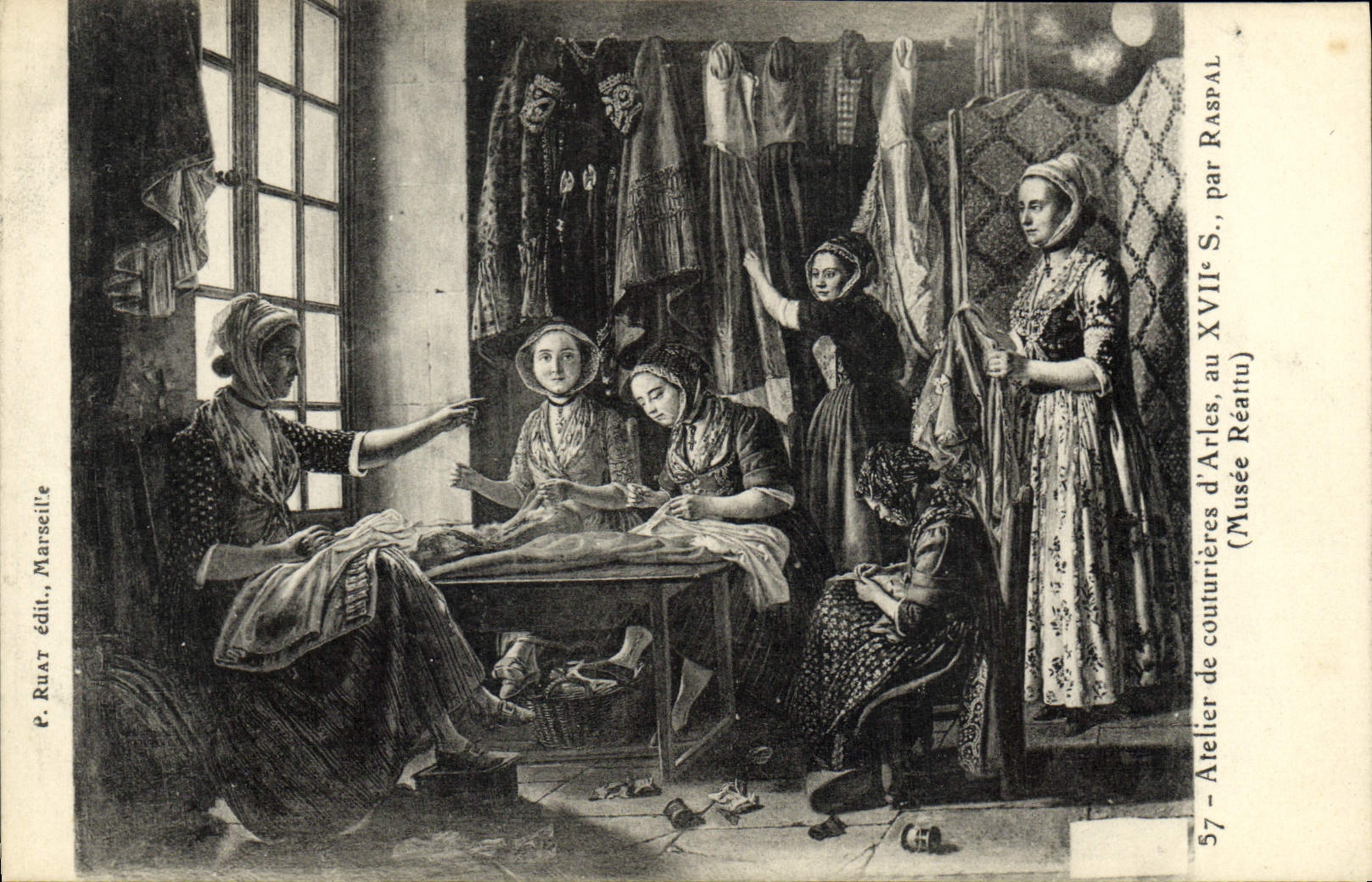 Atelier de couturières d'Arles — XVIIe siècle — P. Ruat, Marseille, n°57
