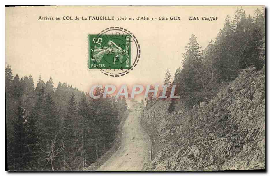 CPA Col de la Faucille Cote Gex 
