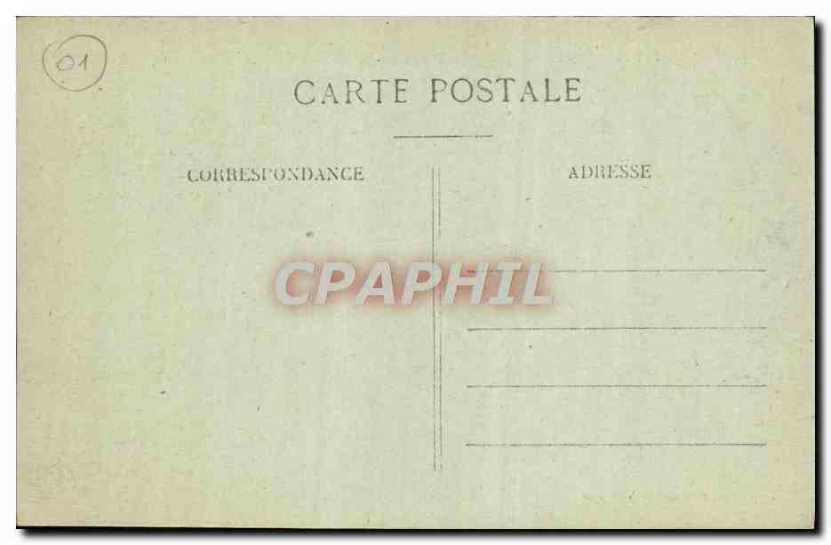 CPA Route de Gex a la Faucille Le Pailly et le Mont Colomby — Rückseite