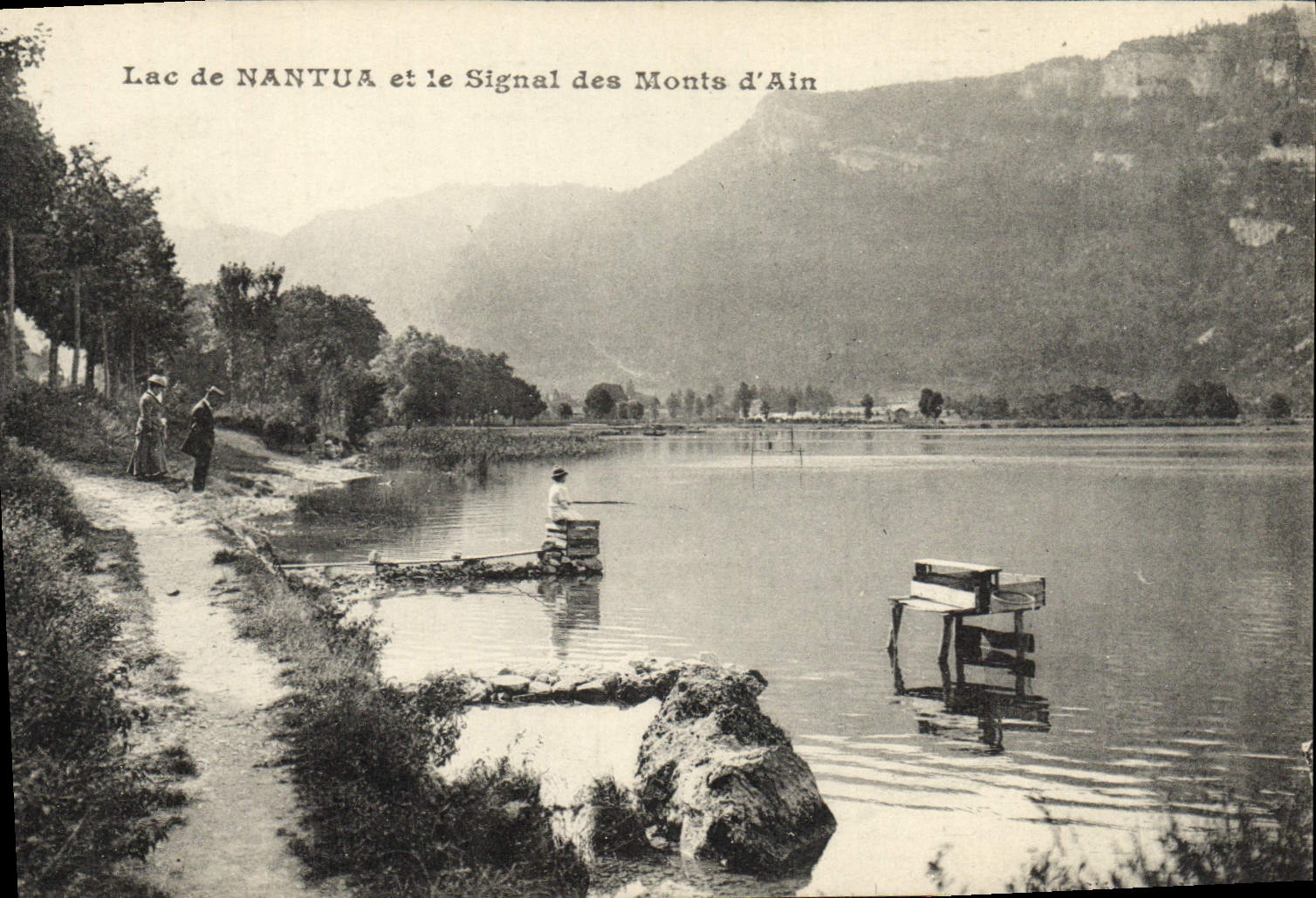 CPA Nantua et le Signal des Monts d'Ain Pecheur Peche