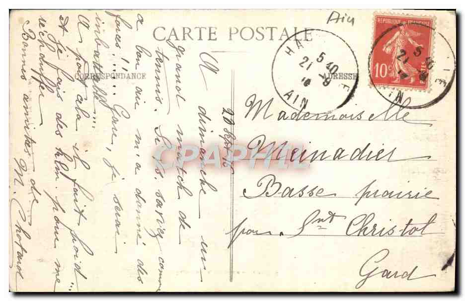 Hauteville - En promenade — Miguel frères, Cliché & B, n°14 — Reverso