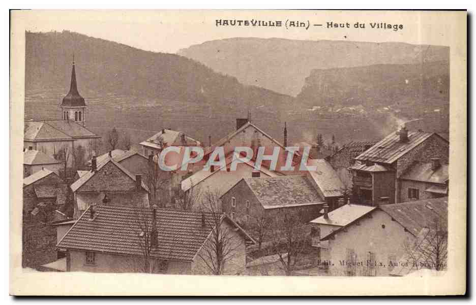 Hauteville (Ain) — Haut du Village — Éditeur : Agut & Librairie