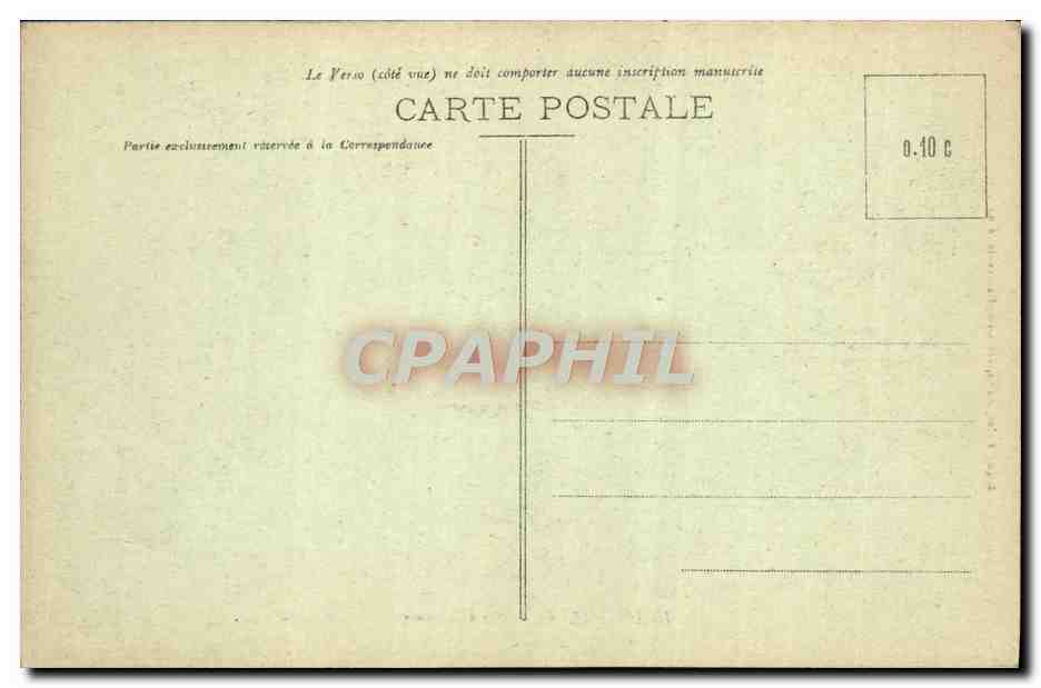 CPA Hauteville Hotel Charvet — Rückseite