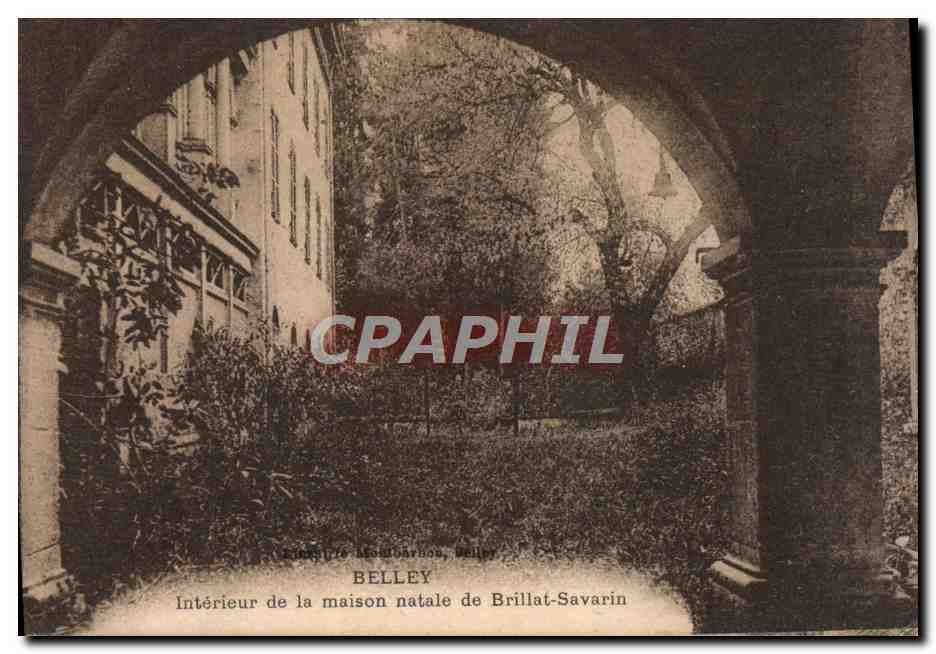 CPA Belley Interieur de la Maison Natale de Brillat Savarin