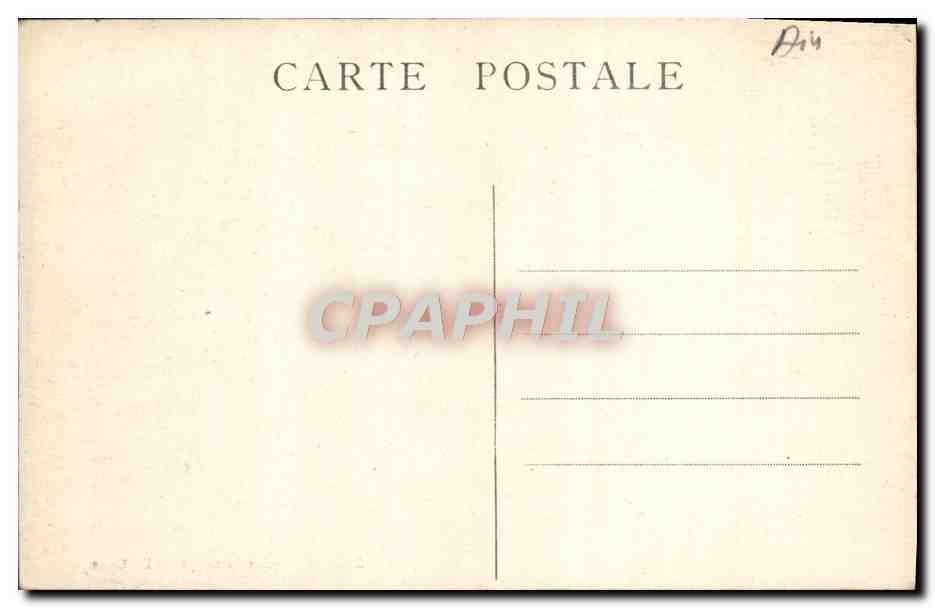 CPA Perouges Sous la Neige La Cure — Rückseite