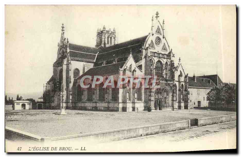 CPA Bourg Eglise De Brou