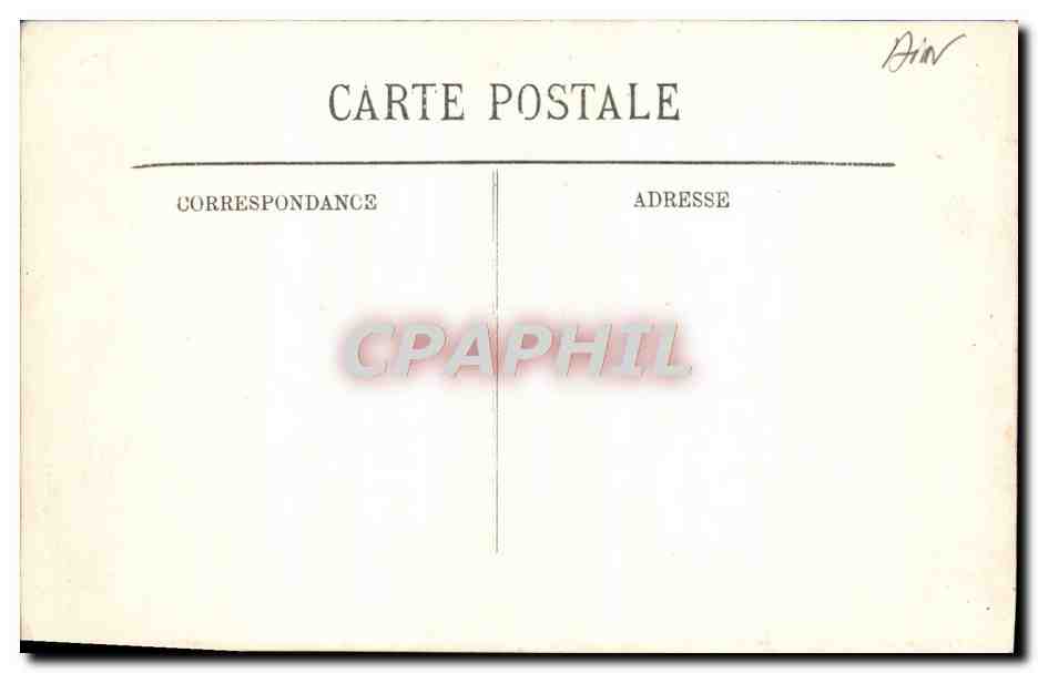 CPA Bourg Eglise De Brou — Verso
