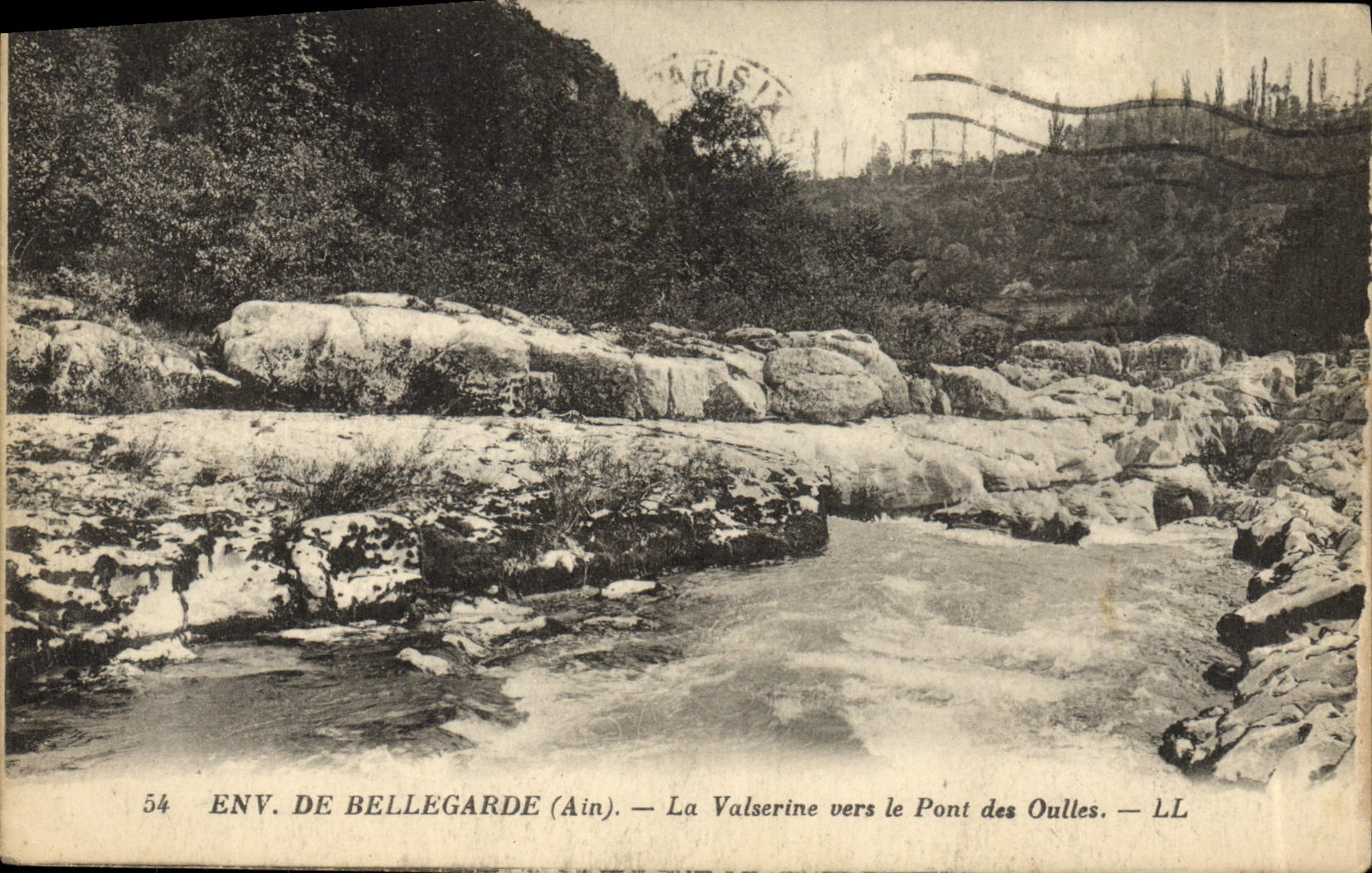 CPA Environs de Bellegarde La Valserine Vers le Pont des Oulles