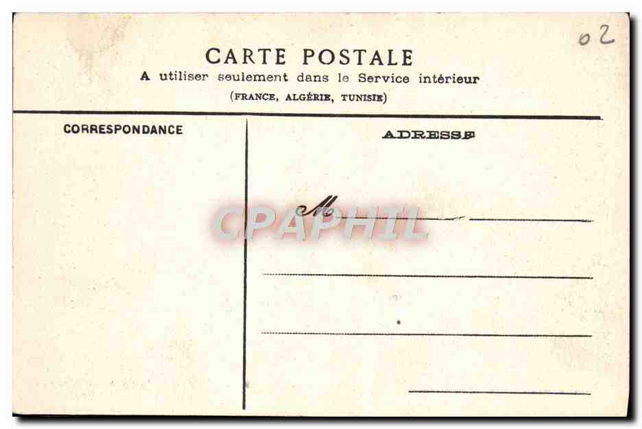 Prémontré-Einrichtung — Coulour (Frauenseite) — Guyary, Avenue de la Gare, Pinon (Aisne) — Rückseite