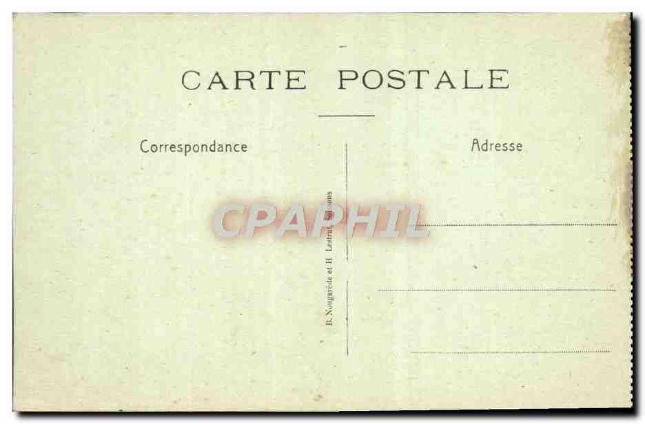Corcy — Point extrême de l'avance boche dans la région — Éditeur B. Nouguede et H. Lefranc, sons — Rückseite