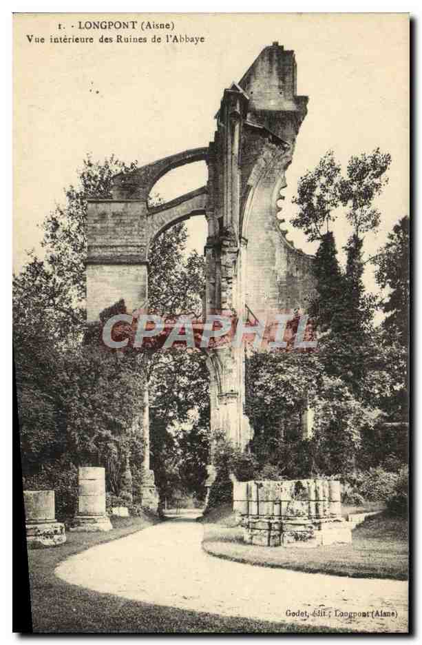 Longpont (Aisne) — Vue intérieure des Ruines de l'Abbaye — Godot, Longpont (Aisne)