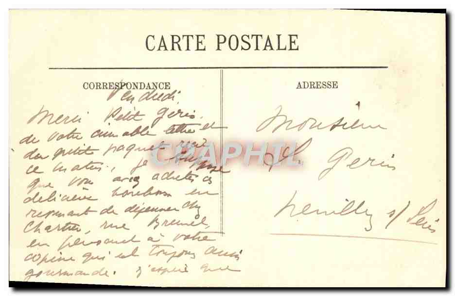 Soissons — Le Portail de l'Hôtel-de-Ville — LL. n°35 — Rückseite